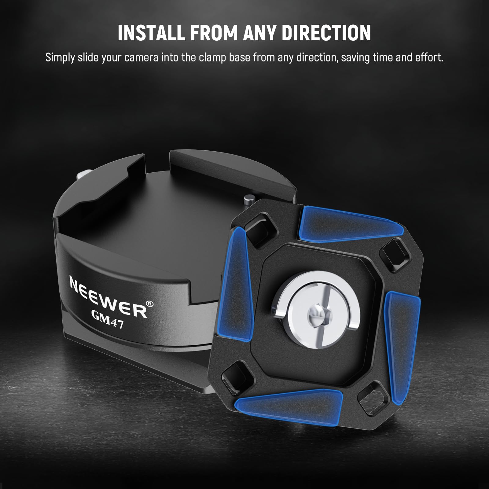 Amazon | NEEWER GM47 クイックリリースプレートキット クイック